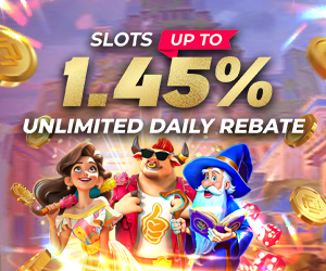 Slots 1.45% Unlimited Instant Rebate